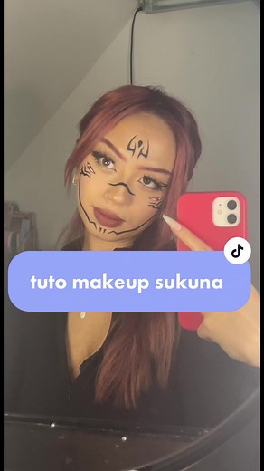 Inspiration Maquillage Halloween Sukuna