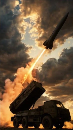 Military Missile Launch Fiery Ascent into the Sky #Shorts #space #cinematic #automobile #military