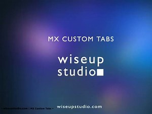 MX Custom Tabs