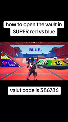 tutorial on how to open the vault in SUPER Red vs blue #fortnite @Typical Gamer #redvsblue