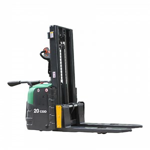 [Hot Item] OEM Standing Operation Full Electric Relilift Hangcha Forklift Mini Pallet 1.5-2ton Stacker