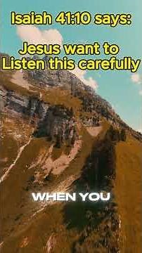 GOD'S URGENT MESSAGE FOR YOU TODAY | Isaiah 41:10 Will Change Everything