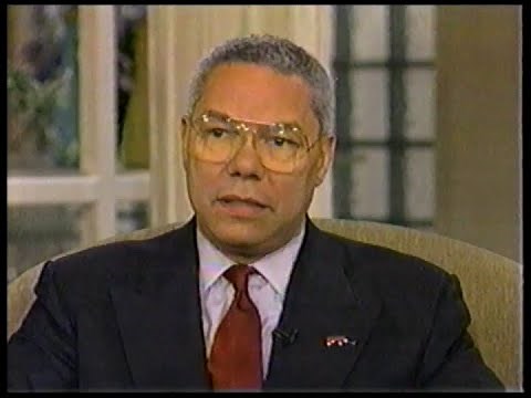Gen. Colin Powell interviewed by Barbara Walters. The View, WABC, Nov. 18, 1997.