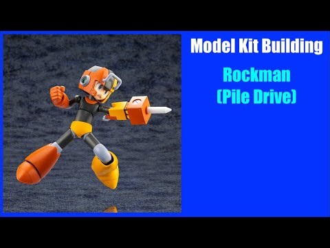 Ramen Train: Model Kit Building (Rockman Pile Drive) part 2