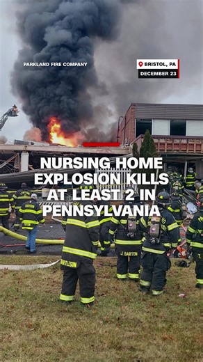 Two people are dead and others are missing after a fire and explosion tore into a nursing home in Bristol, Pennsylvania. According to Pennsylvania Gov. Josh Shapiro, the cause of the explosion remains under investigation, but officials’ preliminary belief is that it was a gas leak. #cnn #news