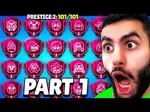 ALLE BRAWLER auf PRESTIGE 2 in BRAWL STARS! (Part 1)