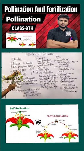 Pollination |ICSE CLASS-9TH| Flowering plants class9th self and cross pollination