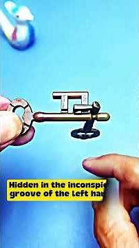 Couple Key Lock Puzzle – Can You Unlock It #iqtest #brainlearning #tips #braintestsolution