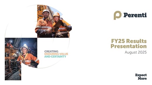 Perenti_FY25_Results Presentation