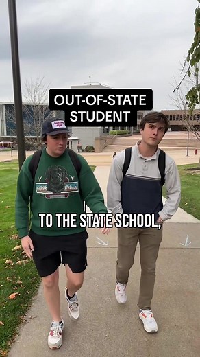 he lives two hours away #collegelife #outofstate #campus #stateschool #fallbreak