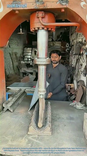 Hydraulische Metallumformung! Biegen von Stahlblechen