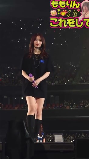 251206 - Momo redoing her funny face from the "Do Not Touch" MV filming