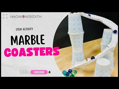 How to Make an Easy Paper Plate Marble Maze Roller Coaster