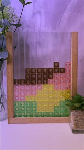 Perfect Tetris Stack with Relaxing ASMR Sounds
