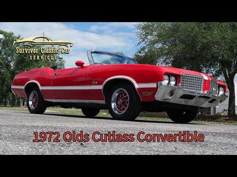 1972 Cutlass Supreme Convertible for sale at Survivor Classic Car Services Tampa Florida USA.