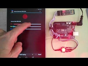 Android Arduino Control RGB LEDs via Bluetooth