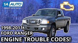 Top Check Engine Trouble Codes 1998-2011 Ford Ranger Truck