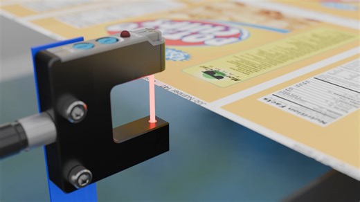 Edge Guiding Fork Sensor