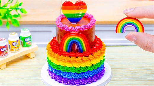 Rainbow Jelly Cake Decorating Ideas: Fun and Colorful Designs
