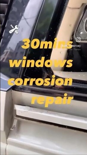 30min window rust repair! #syncro #diy #vanagon #westfalia #campervan #conversion #vanlife