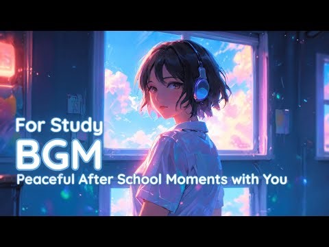 📚Study /Focus BGM | Peaceful After School Moments with You