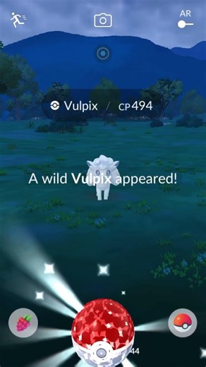 Catching Vulpix #pokemon #pokemongo #pokemongame #icetype #gamingshorts #mobilegaming #kbrady86