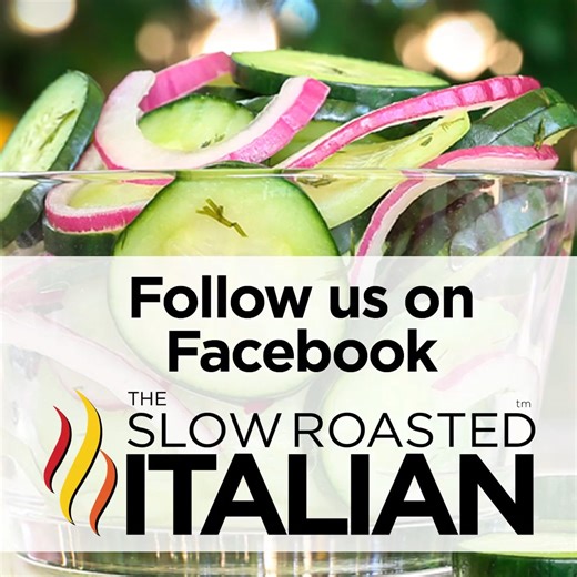 12K views · 70 reactions | Cucumbers and Onions are a refreshing side dish, drenched in a tangy-sweet vinegar dressing. Recipe! > https://www.theslowroasteditalian.com/cucumber-vinegar-salad-recipe | The Slow Roasted Italian | Facebook