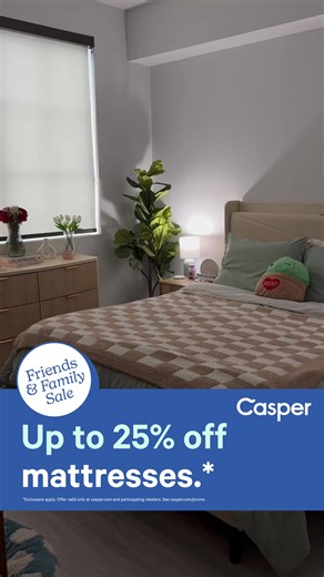 Casper’s Friends & Family Sale just got friendlier. Save up to 30% on everything for a limited time. | Casper