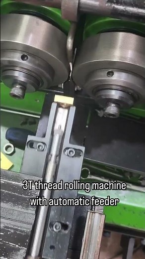 3T thread rolling machine with automatic feeder #knurling#cnc#machine#screws#threadrollingmachine