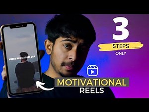 How to make motivational reels in 3 steps | How to add text in shorts | Motivational shorts editing