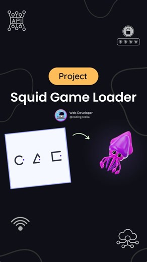 Squid Game Loading Animation using HTML CSS 👾☠️ Cool Loading Animation for website 🤠🤯 💬 Comment “squid" for source code [for my followers] !! FOLLOW US TO LEARN CODING !! Follow for more @coding.stella 💙 Tags Your Friends 😉 Don’t forget Like ♥️ and share 💬 Save for future references 📖 If you found this content useful, please tap the ♥️ icon and give me a follow. I would greatly appreciate it. Also, if you have any feedback, questions or concerns, let me know in the comments section 💬. T