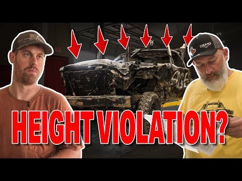 Demo Derby Tech Inspection Turns Into a Showdown | HEATED MOMENTS!
