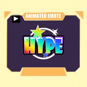 Animated and Static HYPE Rainbow Text Emote for Twitch Discord Youtube | Color Changing Rainbow HYPE With Sparkles Letter Text Word Emote - Etsy