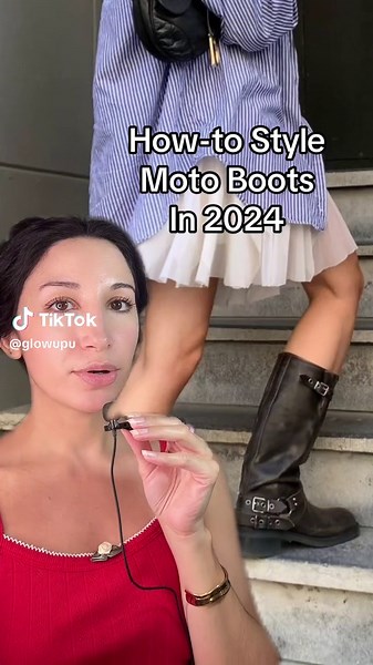 How to style motorcycle boots in 2024 #fashiontiktok #bootseason #boots #howtostyleoutfits #shoes #motoboots #motorcycleboots #styletips #stylesnap #styleinspo #fashionootd #fashiontiktok #style