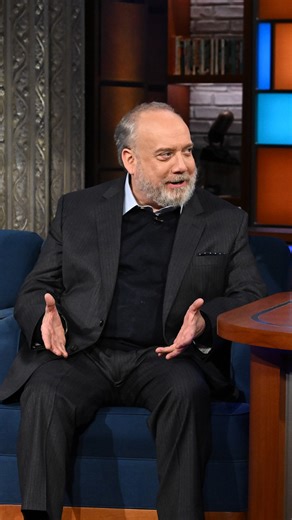 298K views · 6.9K reactions | For Star Trek: Starfleet Academy, Paul Giamatti was tasked to boldly go where other stuntmen have gone before. #Colbert #PaulGiamatti #StarTrek | The Late Show with Stephen Colbert | Facebook