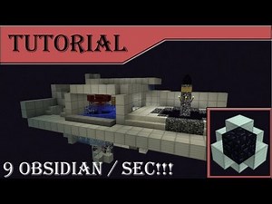 9 obsidian/sec Automatic Wither Farm Tutorial (1.7.4 compatible)