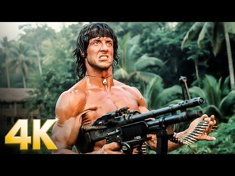 One Man. One Chopper. Total Destruction. | Rambo: First Blood Part II | CLIP ⚡ 4K