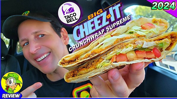 Taco Bell® Big Cheez-It® Crunchwrap Supreme® Review Now Nationwide!