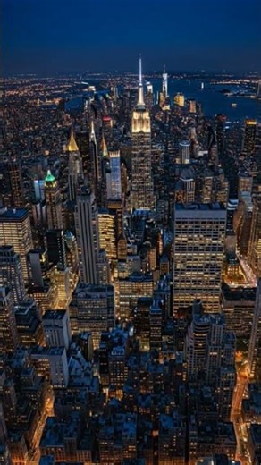 NY city view at night #shorts