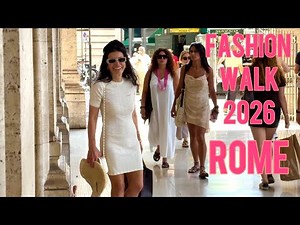 🌸 THE BEST FASHION STREET IN ITALY🌸 SHOPPING AND WALKING THROUGH ROME