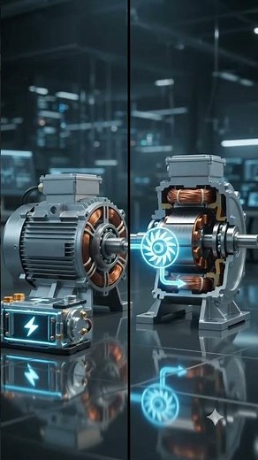 Why does one consume electricity and the other produce it?