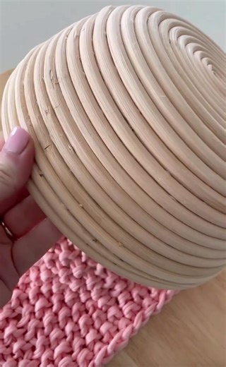 Knitted Bread Blankie Proving Basket | Sourdough Baking ASMR