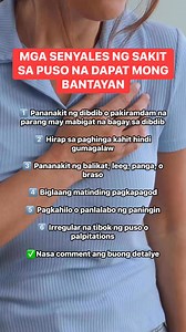❤️ Mga Senyales Ng Sakit Sa Puso Na Dapat Mong Bantayan! #seniors #seniorhealth #healthyliving #healthylifestyle #health #healthiswealth #healthtips #heartdisease #hearthealth | Go Organique Main