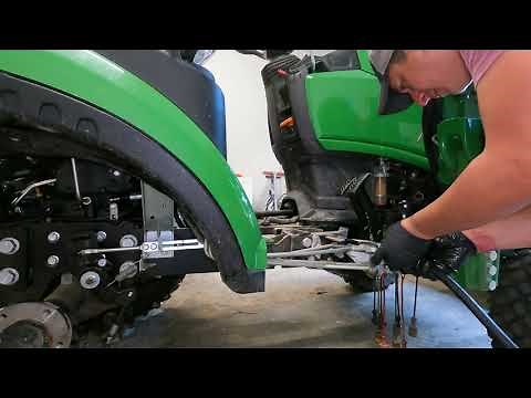 John Deere 1025R Pressure Relief Valve Adjustment