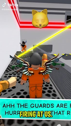 Escape from Prison Using a Rocket in Roblox