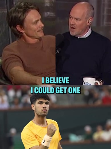 Not only is Wilson Bethel on board with Rich scoring a point against Carlos Alcaraz… beating him outright?! Season 2 of Disney ’s Daredevil: Born Again. New episodes air Tuesdays on Disney #tennis #carlosalcaraz #wimbledon
