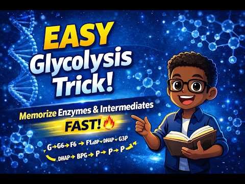 Easy glycolysis Trick for Exams