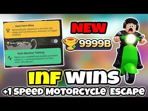 *NEW* +1 Speed Motorcycle Tsunami Escape Script (PASTEBIN 2026) (Inf Wins, Auto Train)