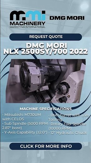 DMG Mori NLX 2500SY 700 (2022)