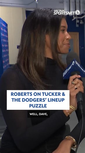 “He’s an impact player.” Dave Roberts on Kyle Tucker’s skill set, competitiveness, and how he fits into a loaded Dodgers lineup. | Spectrum SportsNet LA